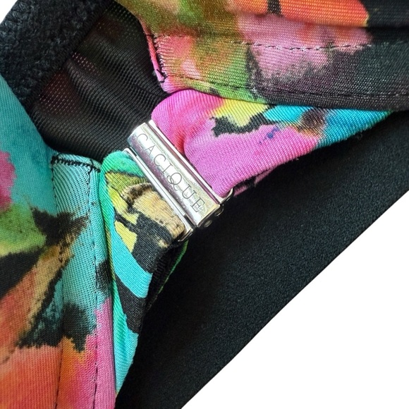 Cacique Women's Floral Lace Underwire Bra 48B Multicolor Adjustable Straps Comfy - Picture 3 of 7